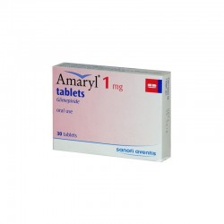 Amaryl 1 Mg 30 Tablets ingredient Glimepiride