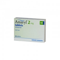 Amaryl 2 Mg 30 Tablets ingredient Glimepiride