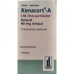 Kenacort-A %0.1 40 Mg 1 Ampoule ingredient triamcinolone acetonate