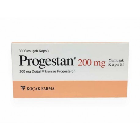 Progestan 200 Mg 21 soft capsules ingredient progesteron