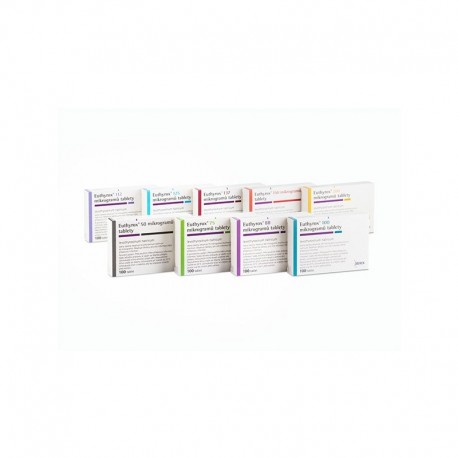 Euthyrox 25 Mg 50 Tablets ingredient Levothyroxine sodium