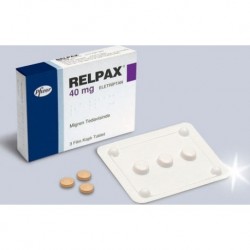 Relpax 40 Mg 3 Tablets ingredient Eletriptan
