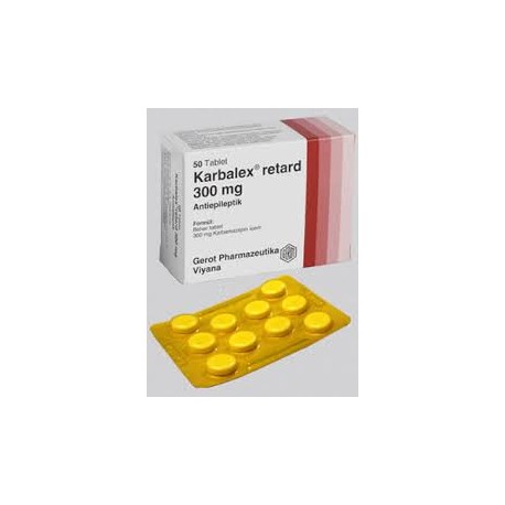 Karbalex Retard 300 Mg 50 Tablets ingredient Carbamazepine