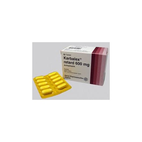 Karbalex Retard 600 Mg 50 Tablets ingredient Carbamazepine