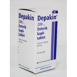 Depakin 200 Mg 40 Tablets ingredient valproic acid