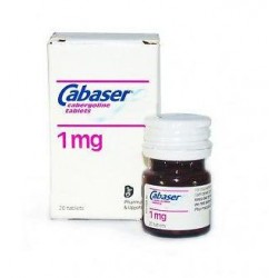 Cabaser 1 Mg 20 Tablets ingredient Cabergoline