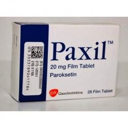 Paxil 20 Mg 28 Tablets ingredient Paroxetine