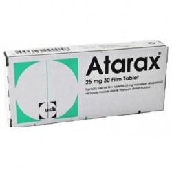 Atarax 25 Mg 30 Tablets ingredient hydroxyzine