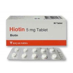 Hiotin (Biotin) 5 Mg 30 Tablets