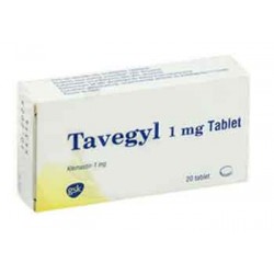 Tavegyl (Tavegil, clemastine) 20 Tablets
