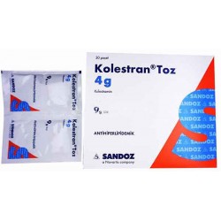 Kolestran Cholestyramine (Questran) 4 G Powder