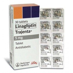 Trajenta (Tradjenta) Linagliptin 5 Mg 30 Film Coated Tablets
