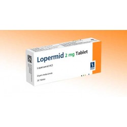 Lopermid Loperamide (Generic imodium) 2 Mg 20 Tablets