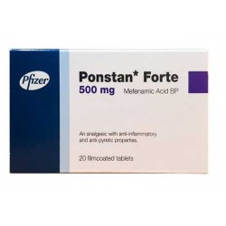 Ponstan Fort 500 Mg 20 Tablets