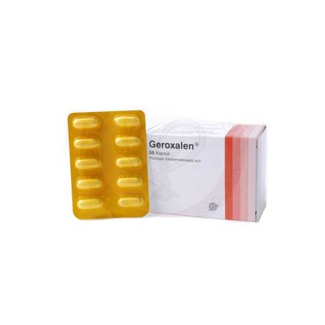 Geroxalen (Oxsoralen) methoxsalen 10 Mg 50 Capsules
