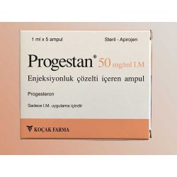 Progesterone injection (Progestan) 50 MG/1ML 5 Vial