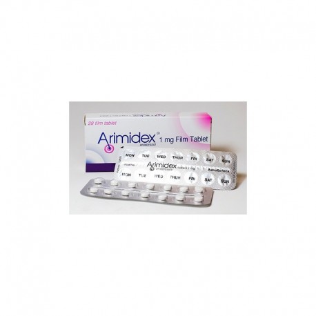 Arimidex 1 Mg 28 Tablets ingredient anastrozole