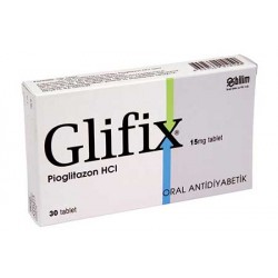 Glifix tablets (pioglitazon) 30 Tablets