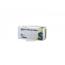 Aklovir 200 Mg 25 Tablets ingredient Acyclovir