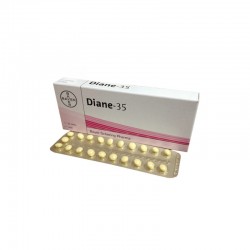 Diane-35 Birth Control Pills 21 Tablets ingredient Etinilestradiol