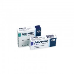 Norvasc 5 Mg 30 Tablets ingredient Amlodipine